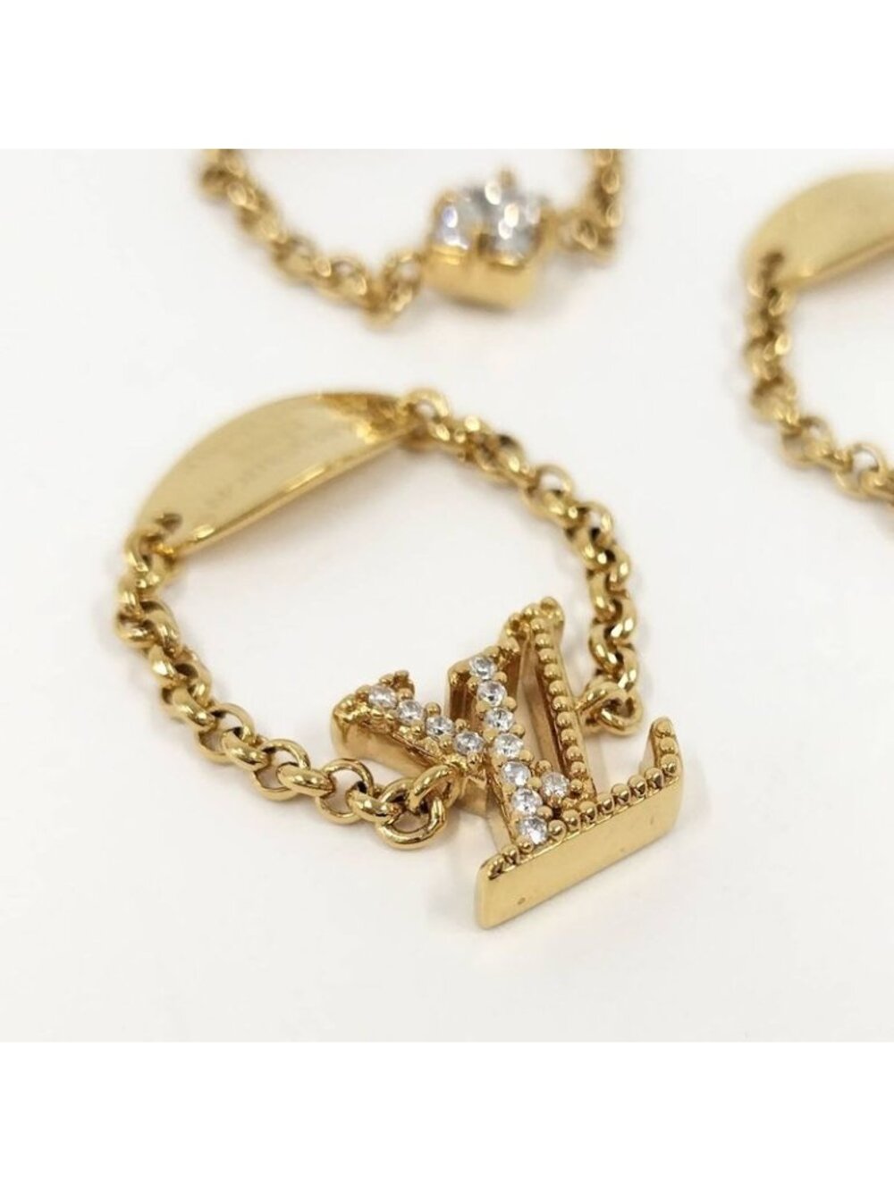 Louis Vuitton Set Ring Lady M1604 S Notation Size - Picture 3 of 9